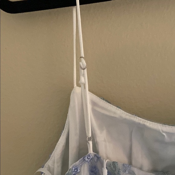 Petal & Pup Blue and White Maxi Dress - Picture 7 of 11